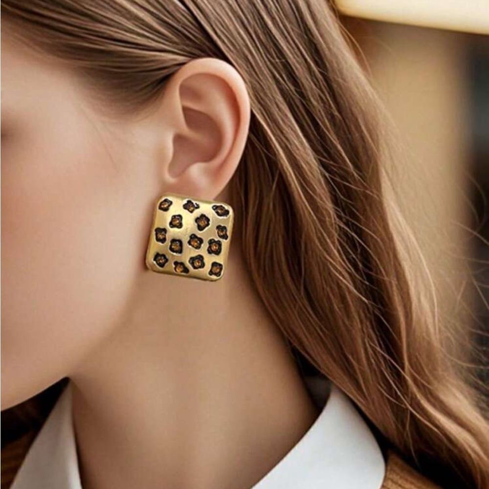 Cheetah earrings N1274